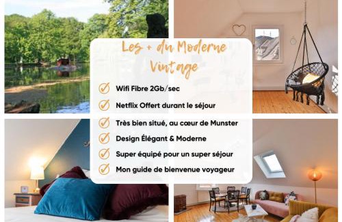 Munster Apartment | Le Moderne Vintage Hyper Centre,3 chambres, neuf au calme, 3 étoiles
