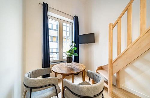 Charpennes - Charmettes Apartment | "Le Monstera" T1 20m2 Duplex Clim Prox Gare Métro