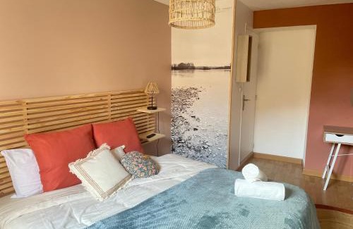 Nevers Apartment | "Le Noeud vert" Appartement sur le thème de Nevers, 65 m2 en coeur de ville avec parking, accès inclus à salle de sport de 2000m2, Sauna & Hammam, by PRIMO C0NCIERGERIE