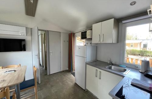Boofzheim House | Le Riesling - Mobilhome pour 6 - TV - Climatisé