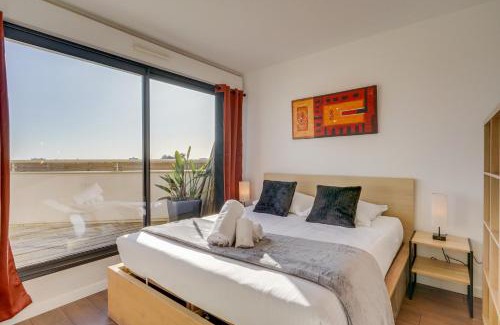 Merignac Apartment | Le Rooftop - A 10min de Bordeaux centre
