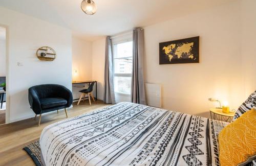 Mulhouse Apartment | ☆Le Soleil de la Fonderie☆Fibre Parking☆PMR☆RBNB☆