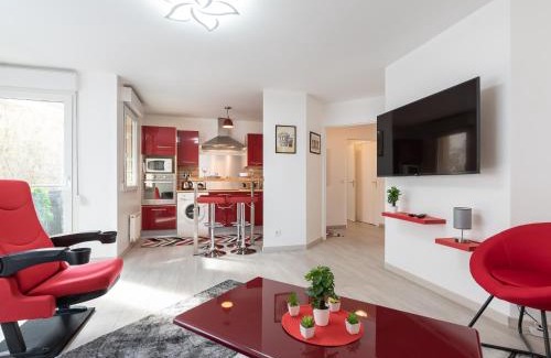 Charpennes - Charmettes Apartment | LE STELLA - HYPERCENTRE GARAGE GRATUIT WiFi NETFLIX AMAZON PRIME PROCHE PARC TETE D'OR