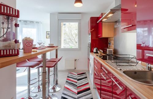 Charpennes - Charmettes Apartment | LE STELLA - HYPERCENTRE GARAGE GRATUIT WiFi NETFLIX AMAZON PRIME PROCHE PARC TETE D'OR