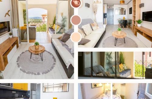 Les Restanques Apartment | Le TROPIK, Panoramic SEA view, Holiday resort