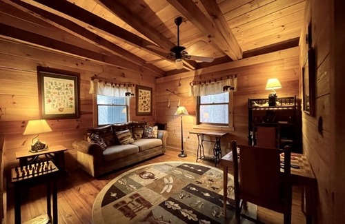 Tellico Plains Cabin | Leave the stress behind!- private hot tub, pet and motorcycle friendly, let peace and nature surround you! 2 Bedroom Home by RedAwning