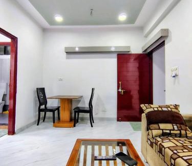Indore Apartment | Leela Home stay Indore - Marigold - One bedroom with kitchen and large balcony