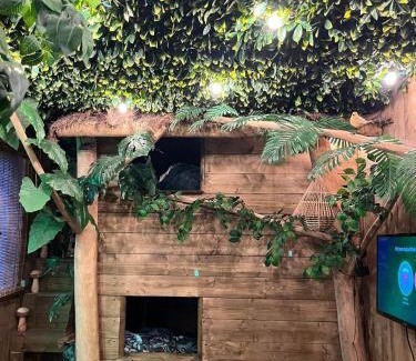 Sainte-Marie-la-Mer House | Les Chambres de Paulette à Theme LA JUNGLE ROOM
