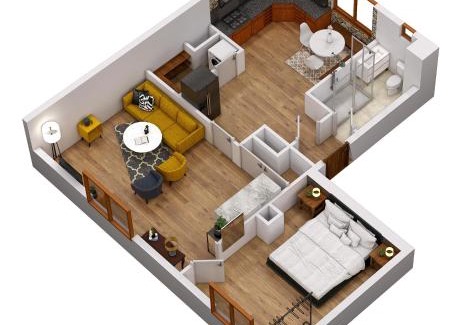 Bourgoin-Jallieu Apartment | Les Graveurs - Bourgoin-Jallieu - City Center