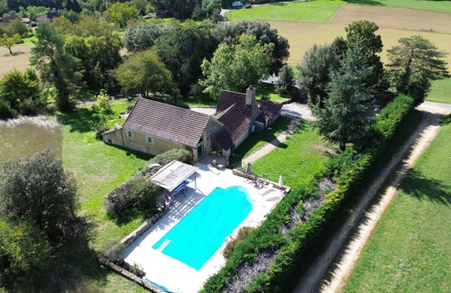Daglan House | Les Hautes Vignes - A beautiful stone property, with private heated pool