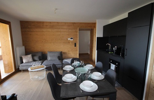 Les Saisies Apartment | Les Saisies - Apartment 6 pers, WiFi, Parking, new equipment