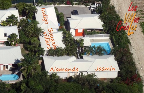 Saint-Francois Villa | LES VILLAS CREOLES residence 70 meters from a lagoon - Villa BOUGAINVILLIERS