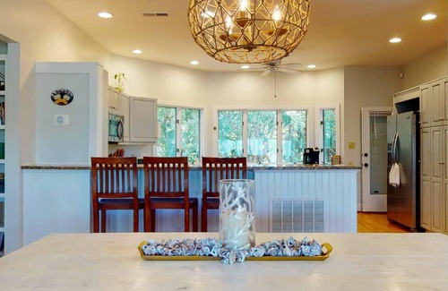 West Beach House | Light Bright Tree Top Living with Sunset Glow BHI and Shoals Club