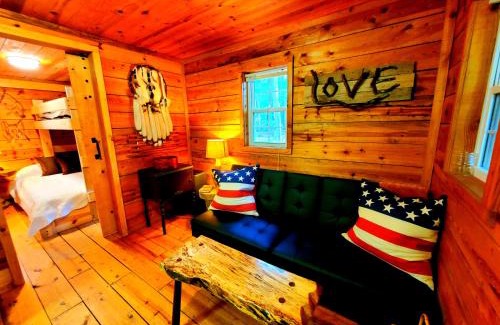 Helen House | Lil' Log at Hearthstone Cabins and Camping - Pet Friendly