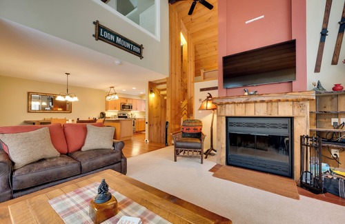 Lincoln Condo | Lincoln Condo w/Balcony & View < 2 Mi to Loon Mtn