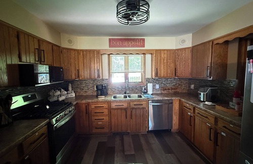 Waupaca House | Lion on Beasley located on the Chain O'Lakes in Waupaca