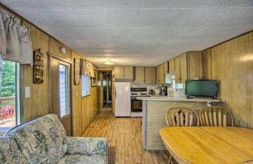 Irons House | Little Manistee Riverfront Cabin with Fire Pit!