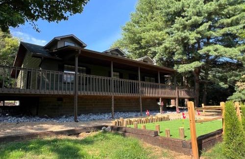 Sevierville House | Little Mountain Cabin - 3-Bedroom Retreat with Hot Tub, Fire Pit, Games, and Serene Nature Views