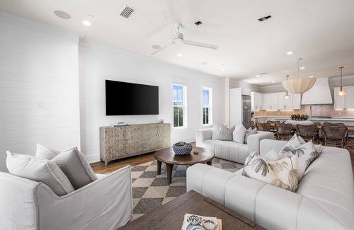 Seawalk Circle House | Loaded Designer Home with Gulf Views, One Minute to the Beach, Private Pool