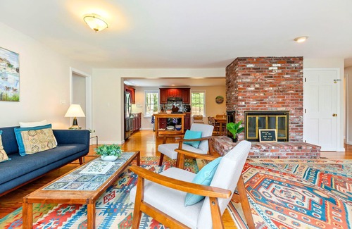 Falmouth House | LOCATION! Summer Dream w/Deck & Sunroom! Sleeps 7!