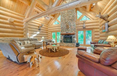Petoskey House | Lodge on 104 Acres with Fire Pit in Boyne City