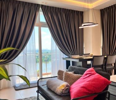 Kuching Apartment | LoFF Suite River View 2 Bedroom at Kuching Riverine Resort