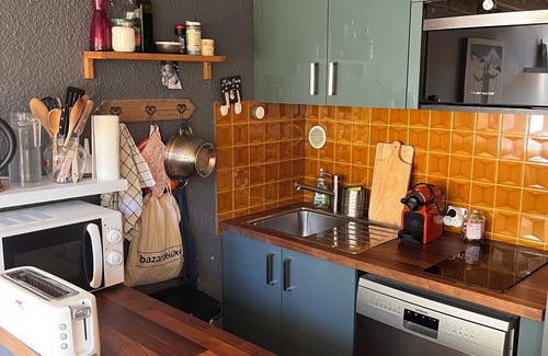 La Salle-les-Alpes Apartment | Loft-like garden level. 3-room mountain corner