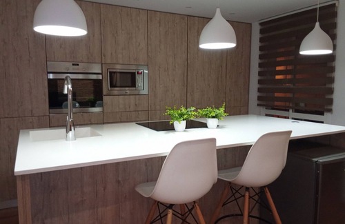 Perchel Sur Apartment | Loft Malaga 3 Bedrooms, living room, wifi