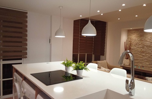 Perchel Sur Apartment | Loft Malaga 3 Bedrooms, living room, wifi