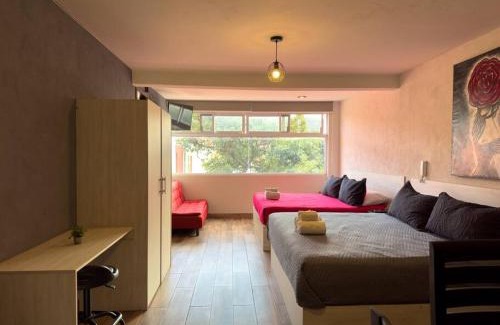 Morelia Apartment | Loft moderno con dos camas king en Zona Boulevard