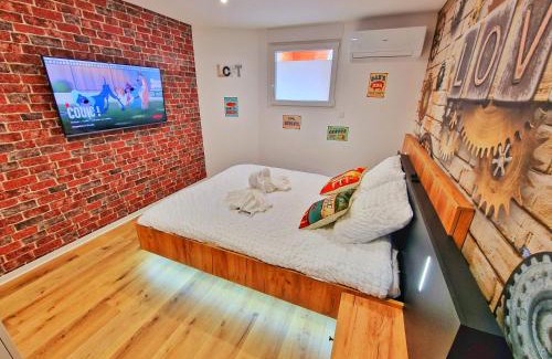 Muntzenheim Apartment | LOFT & SPA-6 Pers-Jacuzzi-Parking-Jardin-Clim-Colmar