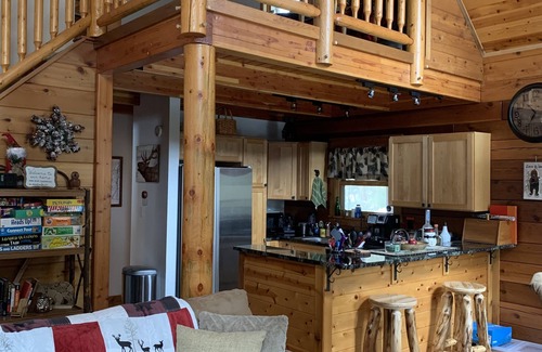 Chestertown House | Log Cabin in the ADK’s on 30 acres