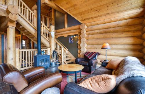 Florissant House | Log Cabin on Private 45-Acre Ranch in Florissant!