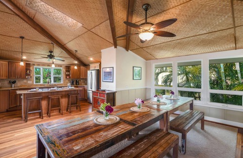 Princeville House | Lola Hale, Spacious Upgraded Hawaiiana House, A/C and Hot Tub