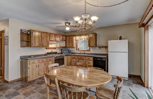 Phillips House | Long Lake View on chain of lakes w/dock; supper clubs/bars in walking distance