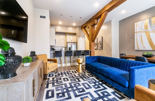 Central Business District Condo | Look No Further! Glam + Historic Charmer + Large Private Balcony = Everything! | The Calliope