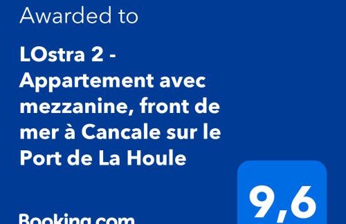 Cancale Apartment | LOstra 2 - Appartement avec mezzanine, front de mer à Cancale sur le Port de La Houle