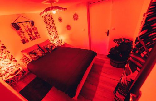 Aubers Bed & Breakfast | Love room L'écrin tropical
