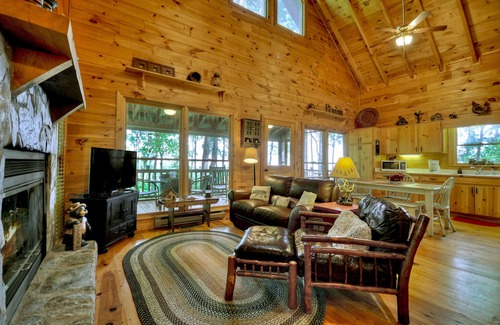 Blue Ridge Cabin | Loved by all-Incredible Views-Hot Tub-Pet Friendly-Close to Blue Ridge-Fireplace