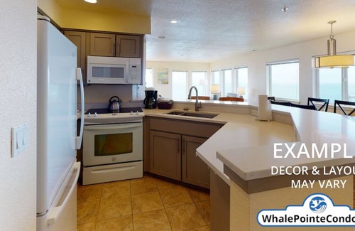 Depoe Bay Condo | Lovely 3-bedroom condo with private corner ocean view and 2 deck areas.