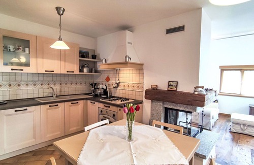 Bleggio Superiore House | Lovely apartment in villa for 5 people with WIFI, TV, terrace and panoramic view