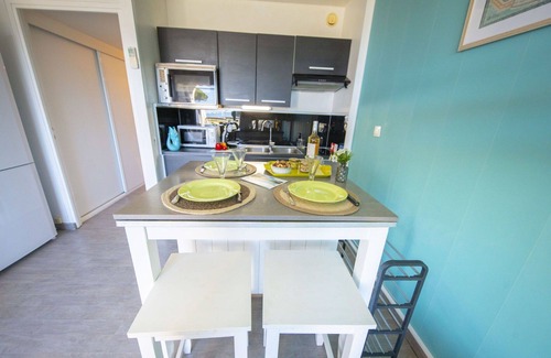 Montpellier Apartment | Lovely apartment for 3 people with WIFI, A/C, pool, TV, balcony, pets allowed and parking