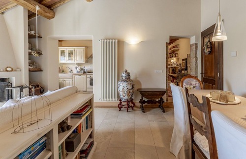 Radicondoli Apartment | Lovely apartment for 4 people with A/C, WIFI, pool, TV, balcony, panoramic view and parking