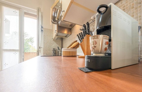 Pavia Apartment | Lovely apartment for 4 people with A/C, WIFI, TV, terrace and panoramic view
