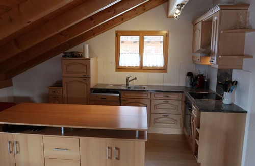 Riom-Parsonz Apartment | Lovely apartment for 6 guests with WIFI, TV, balcony, pets allowed, panoramic view and parking