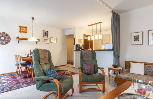 Champery Apartment | Lovely apartment for 4 people with WIFI, TV, balcony, panoramic view and parking