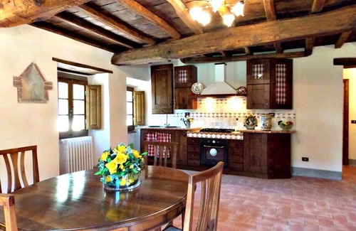 Dicomano Apartment | Lovely apartment for 4 guests with pool, WIFI, TV, pets allowed and parking