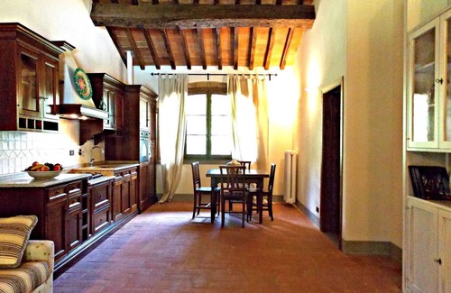 Dicomano Apartment | Lovely apartment for 4 guests with pool, WIFI, TV, pets allowed and parking