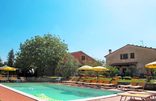 Lajatico Villa | Lovely apartment in villa for 4 guests with pool, WIFI, TV, patio and parking