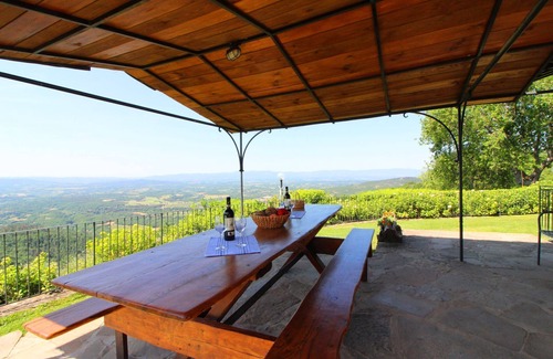 Loro Ciuffenna Apartment | Lovely apartment for 7 people with WIFI, pool, TV, pets allowed and parking